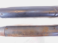 Harley Touring Road King & Electra Glide Black Slip On Exhaust Pipe Mufflers - C3 Cycle