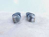 Harley Touring Dyna Sportster & Softail ISO Chrome & Rubber Footpeg Footrests - C3 Cycle