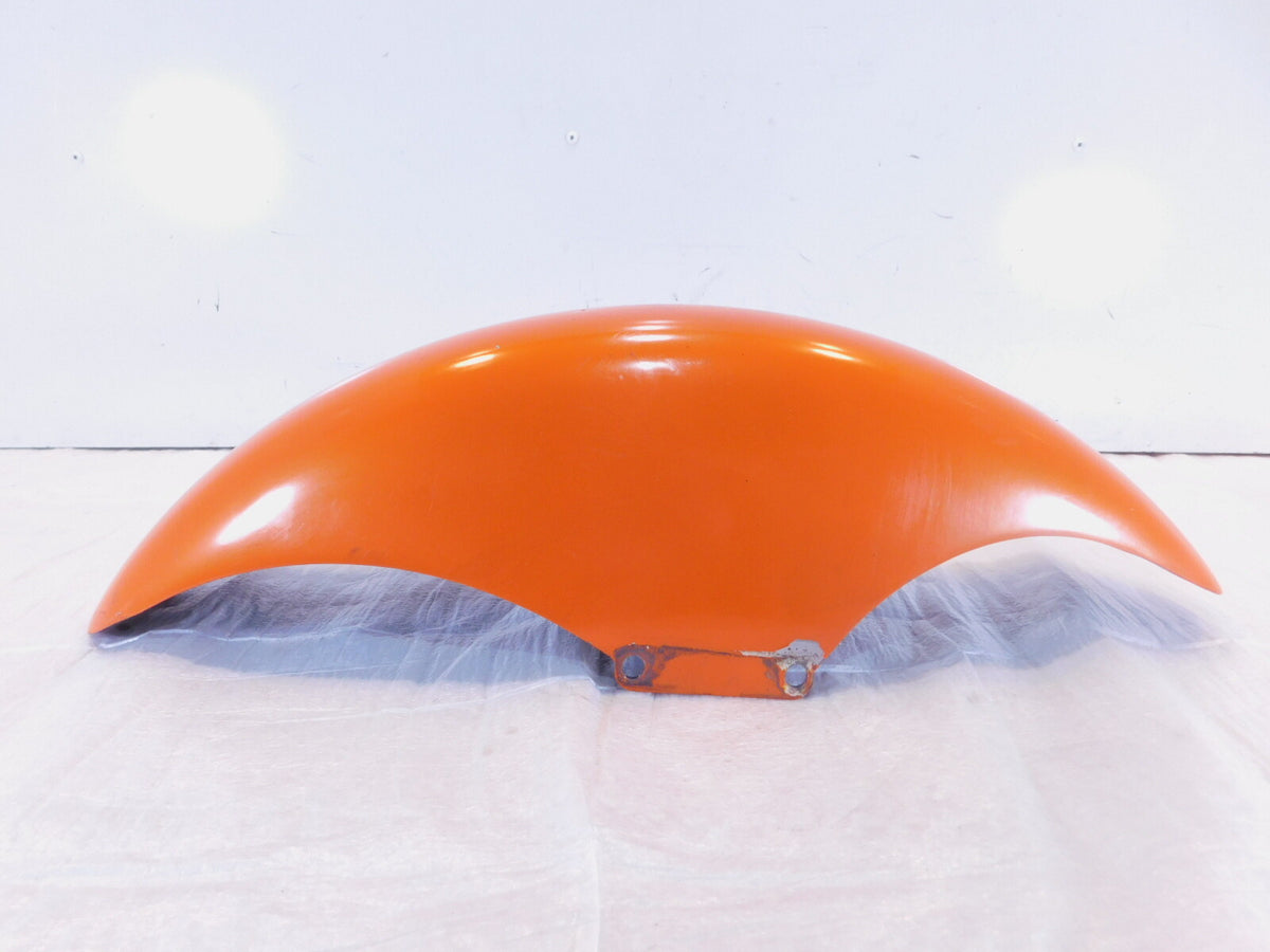 2002 American IronHorse Texas Chopper Orange Front Wheel Mudguard Cover Fender - C3 Cycle