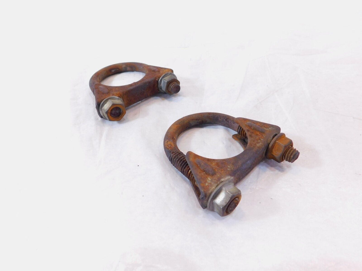 Kawasaki Vulcan 1700 Nomad Voyager Vaquero VN1700 Exhaust Muffler Pipe Clamps - C3 Cycle