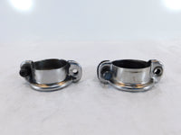 Harley Davidson FLT Tour Glide Ultra Classic Left & Right Mufffler Mount Clamps - C3 Cycle