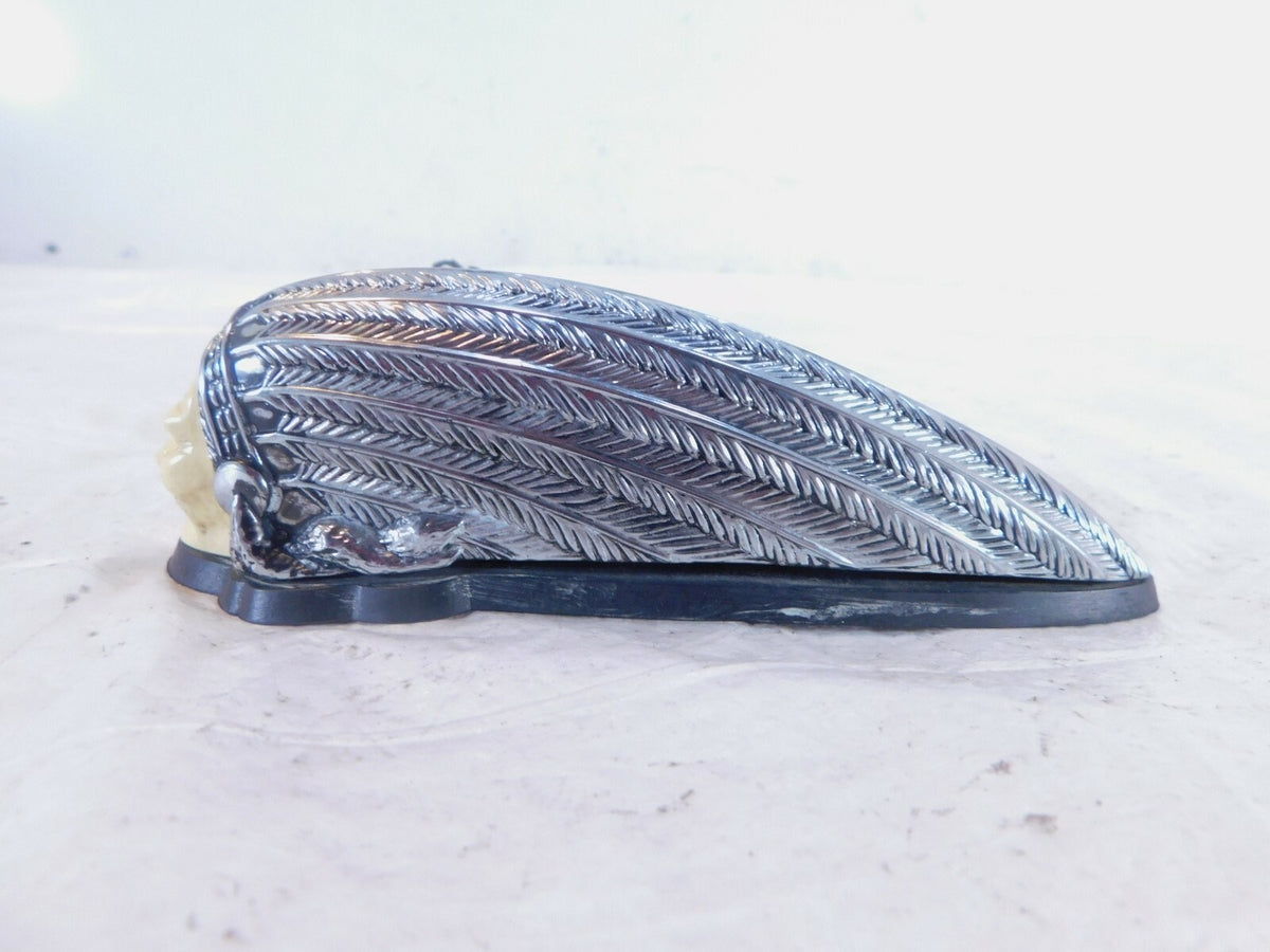 2006 06 Yamaha V-Star 1100 XVS1100 Classic Indian Front Fender Light Headdress - C3 Cycle