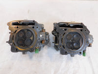 2000-2003 Aprilia SL1000 Falco Engine Front/Rear Cylinder Heads w/ Valves - C3 Cycle
