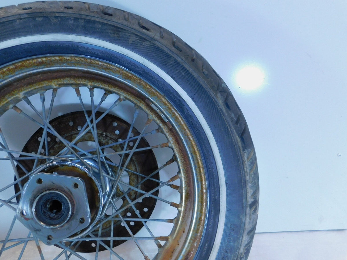 Harley Davidson EVO Touring Electra Glide Chrome Laced Front Wheel Rim & Tire - C3 Cycle