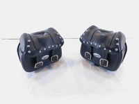 Yamaha Virago 1100 XV1100 Saddlemen Rear Black Dual Luggage Container Saddlebags - C3 Cycle