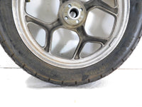 BMW K75 K75S K75RT K75T & K100 K100LT K100RS Silver Cast Rear Wheel Rim 2.75x17" - C3 Cycle