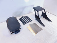 Harley Davidson Dyna Wide Glide Black Sissybar Cushion Backrest Luggage Rack - C3 Cycle