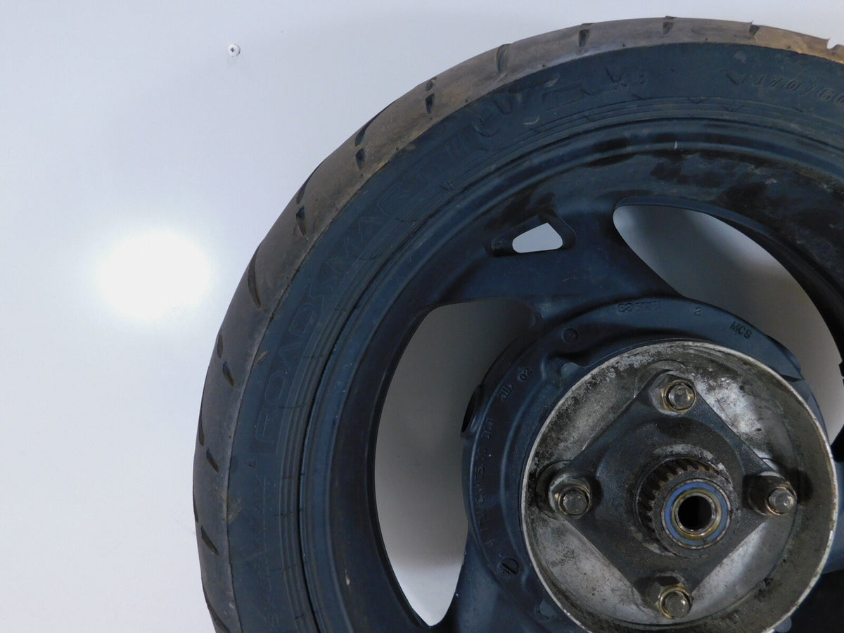 2003 Honda ST1300 ST1300A ST1300AC Black Cast Rear Wheel Rim & Tire - C3 Cycle