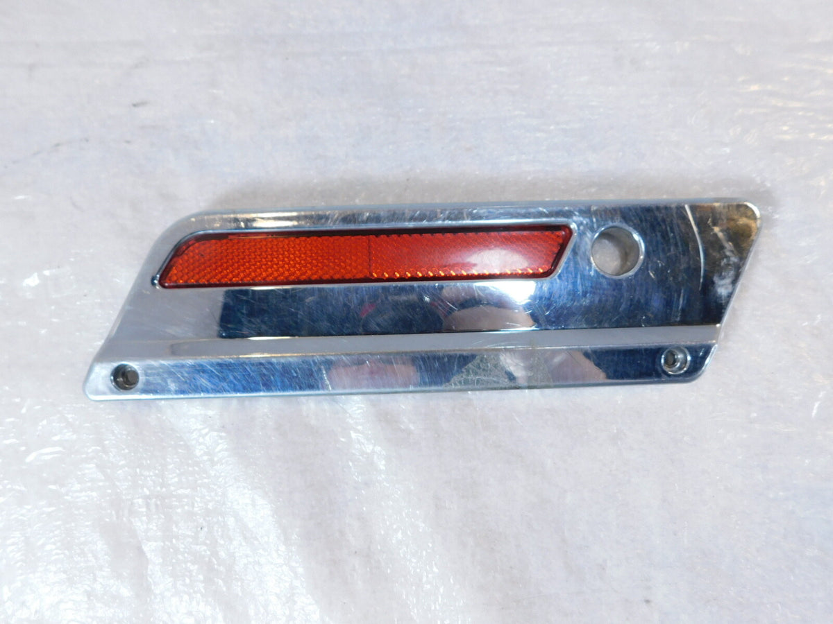 Harley Touring Electra Street Glide Road King Red Right Saddlebag Latch Cover - C3 Cycle
