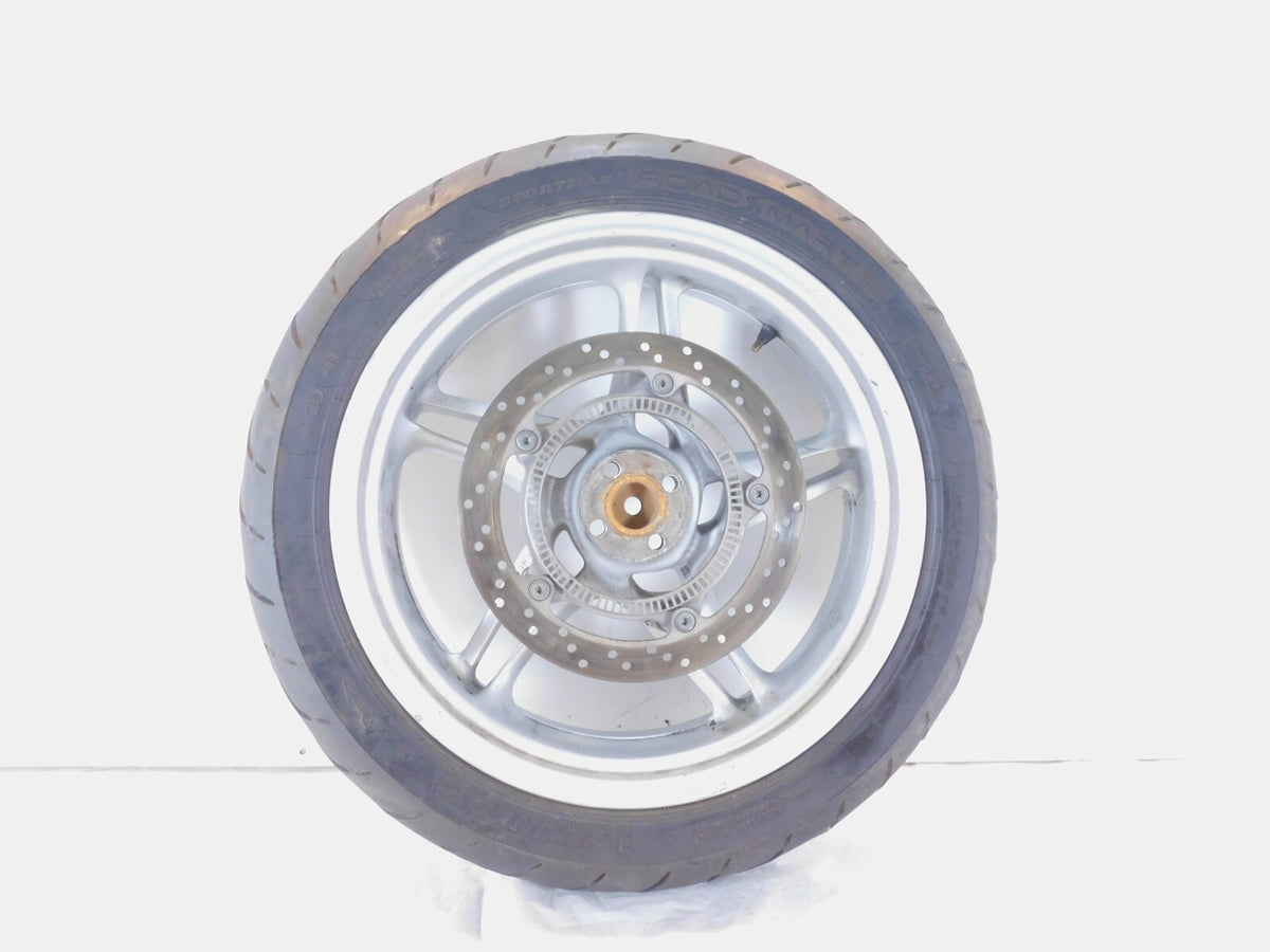 BMW R1150R R1150RS R1150RT R1100S Silver Rear Wheel Rim w/ Tire - 5x17" & Rotor