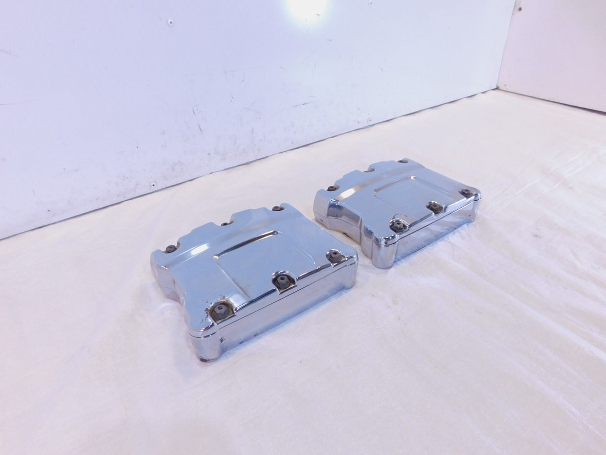 Harley Davidson Touring Dyna & Softail Chrome Cylinder Head Rocker Boxes - C3 Cycle
