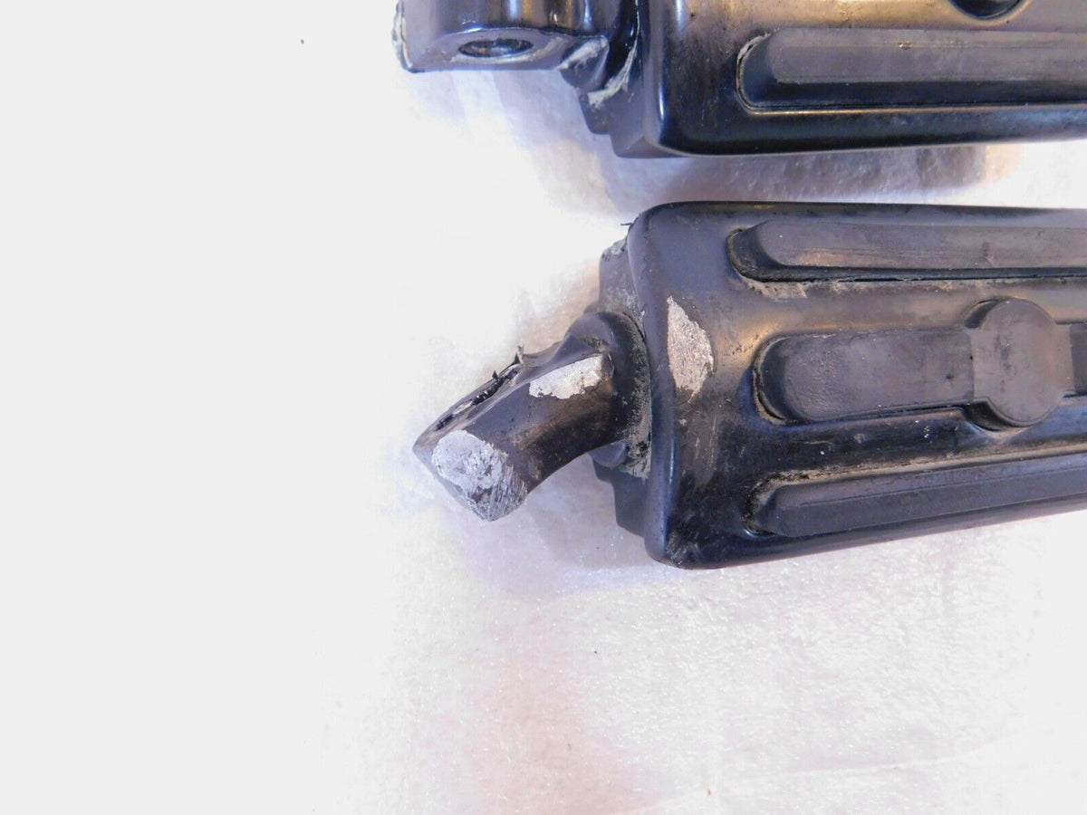 Harley Touring FXR Dyna Sportster & Softail Metal & Rubber Footpegs Footrests - C3 Cycle