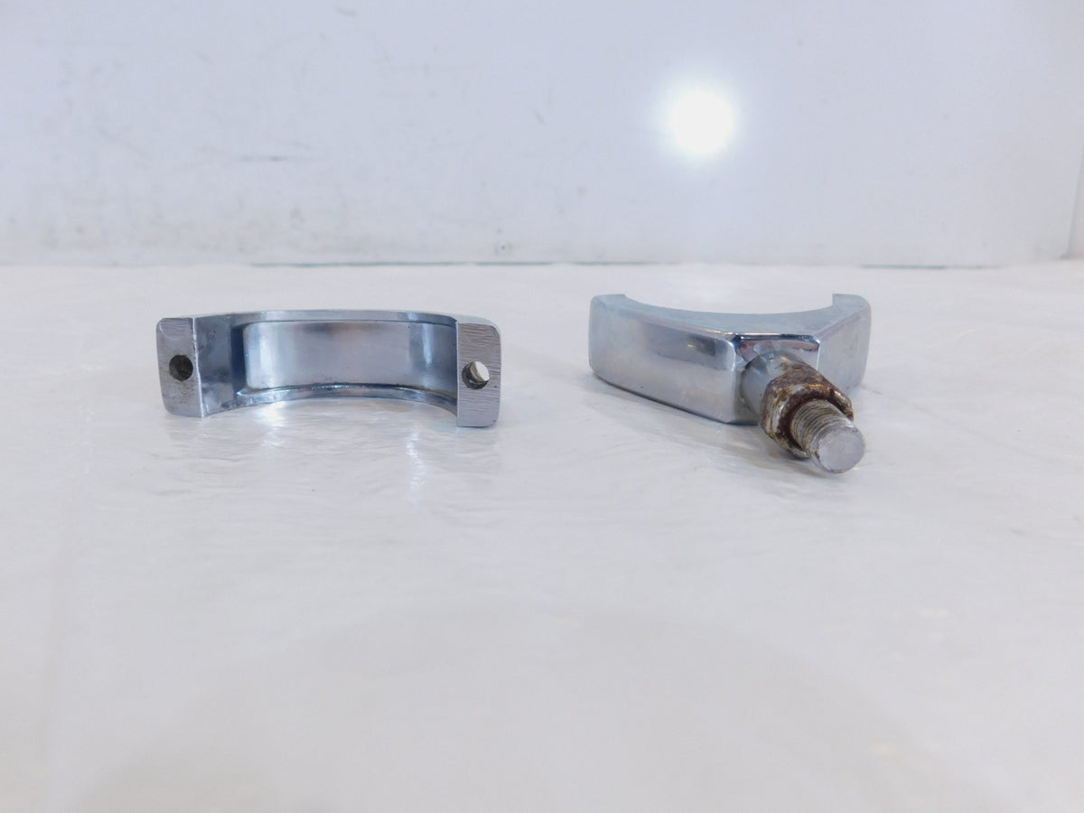 Harley Sportster Softail Dyna Left/Right Chrome Front Turn Signal Mount Bracket - C3 Cycle