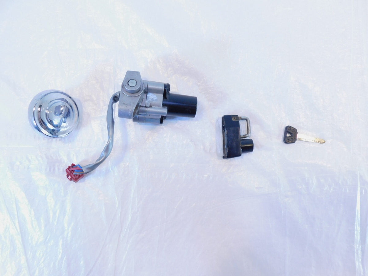 Yamaha V-Star 650 & 1100 Ignition Switch & Fuel Tank & Storage Lock Set w/ Key - C3 Cycle