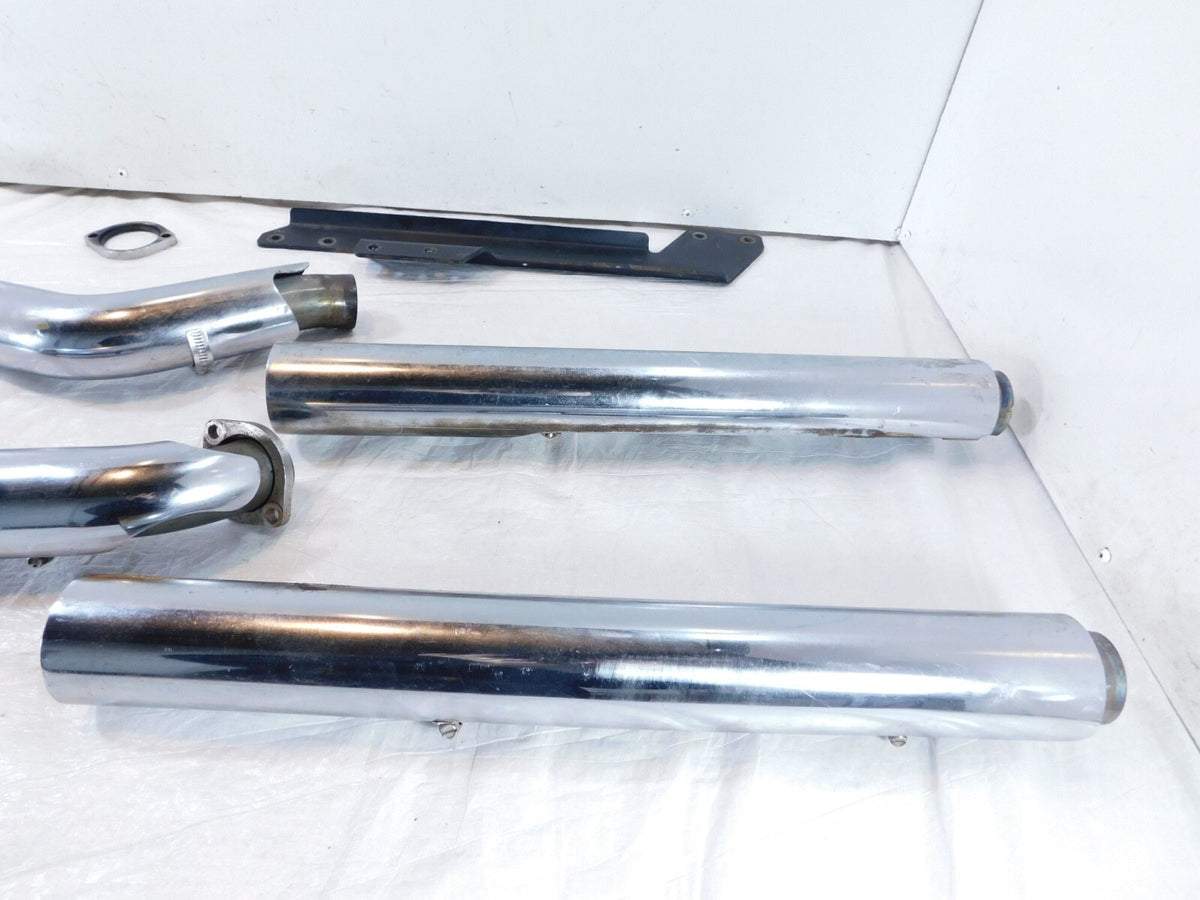 Harley Softail Heritage Classic Vance & Hines Exhaust Pipe System w/ Bracket - C3 Cycle