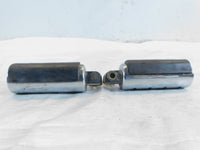 Harley Touring FXR Dyna Sportster & Softail Black Rubber Footpegs Footrests