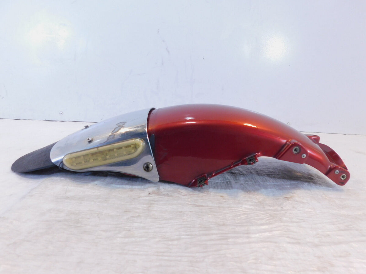 2001-2002 Honda Goldwing 1800 GL1800 Red Front Fender Mudguard & Chrome Cover - C3 Cycle