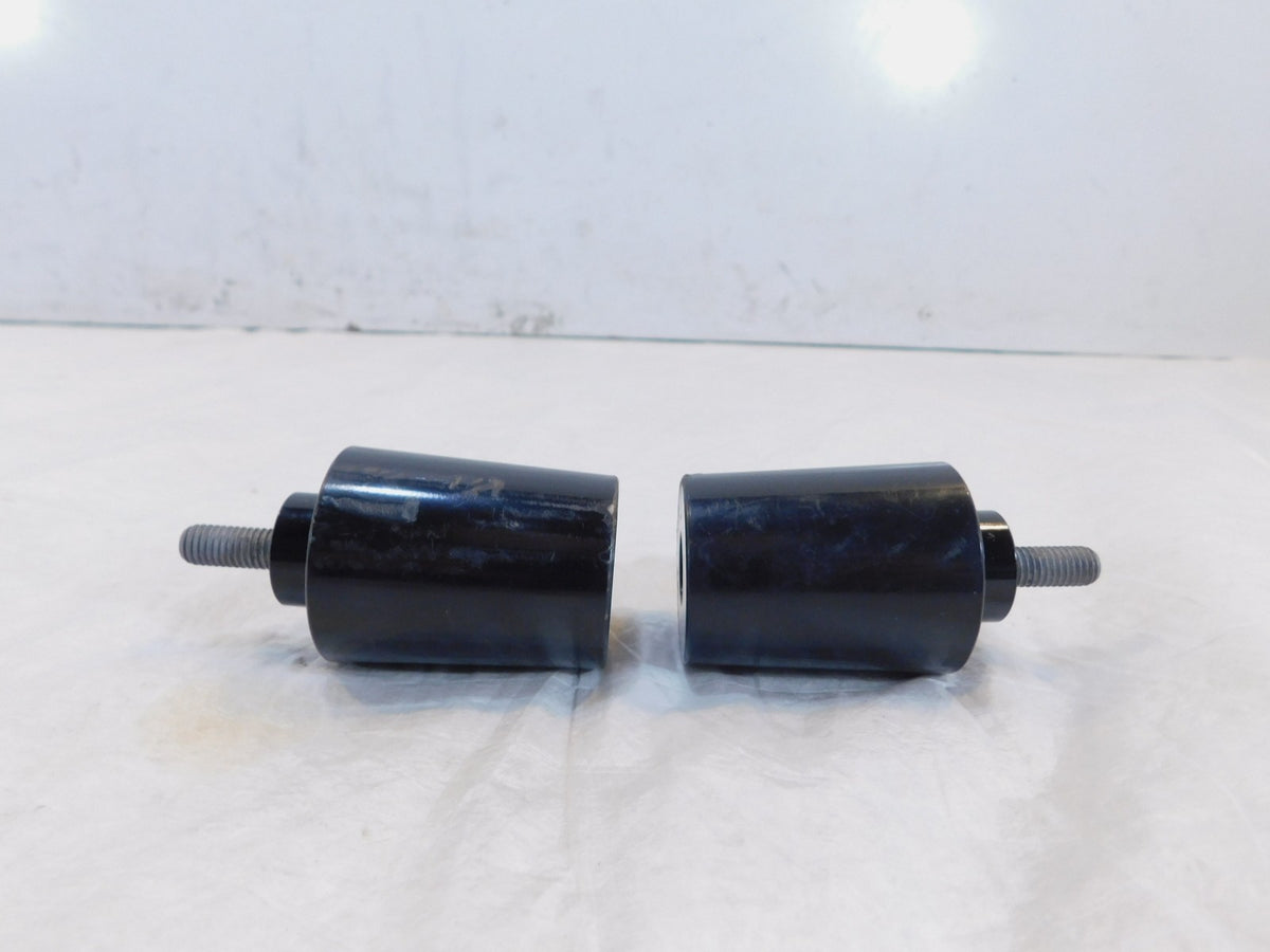 2012-2018 BMW F800 F800GT Black Front Left & Right Handlebar Bar End Weights - C3 Cycle