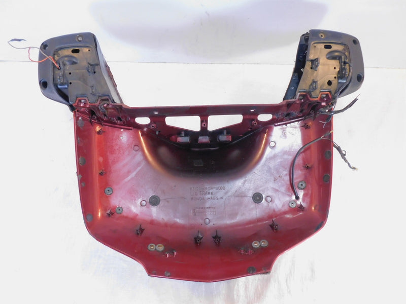 01-02 Honda Goldwing GL1800 Illusion Red Rear Storage Trunk Top Cover -For Parts