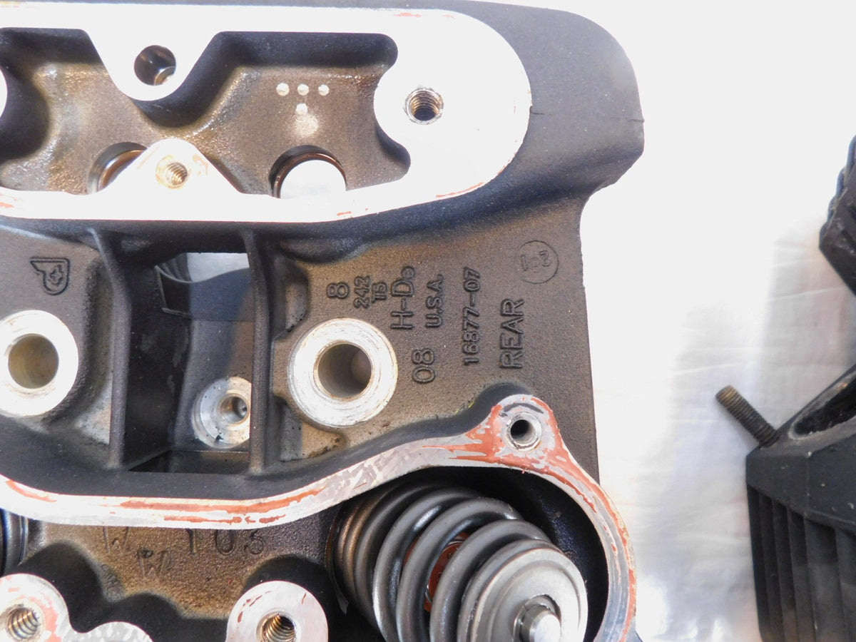 2009-2010 Buell XB XB12 Firebolt Lighting Ulysses Black Cylinder Heads & Valves - C3 Cycle