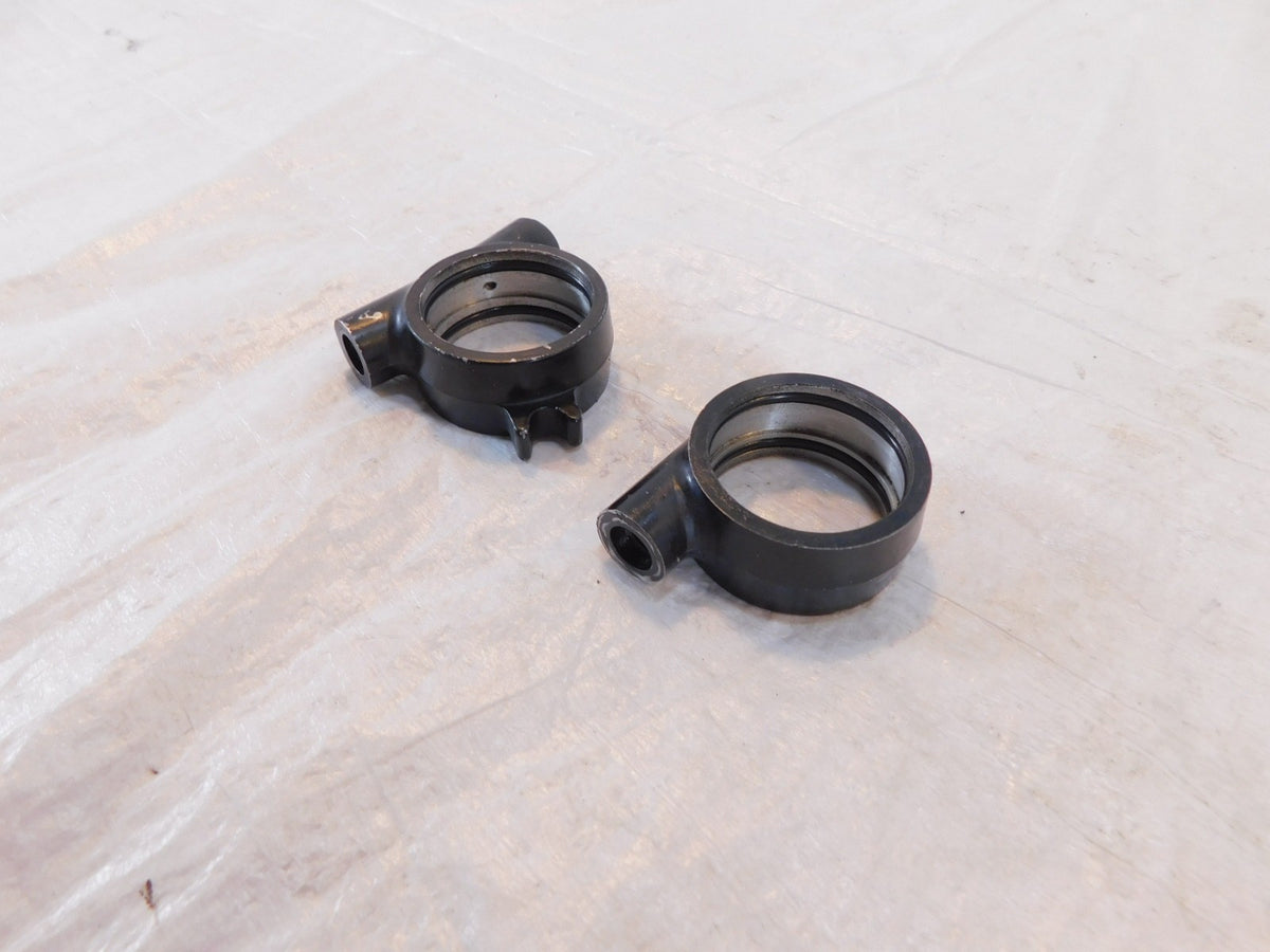 1982 82 Yamaha XJ750 Maxim 750 Front Fork Triple Tree Air Joint Holder Brackets - C3 Cycle