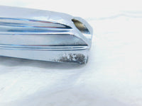 Harley Touring Dyna Sportster & Softail Large Chrome & Rubber Footpegs Footrests - C3 Cycle