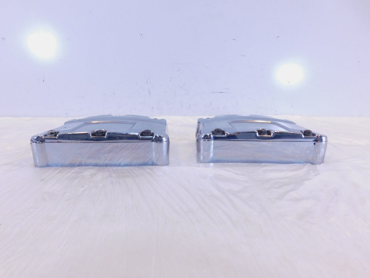 Harley Road King Dyna & Softail Chrome Cylinder Head Top Rocker Boxes & Arms - C3 Cycle