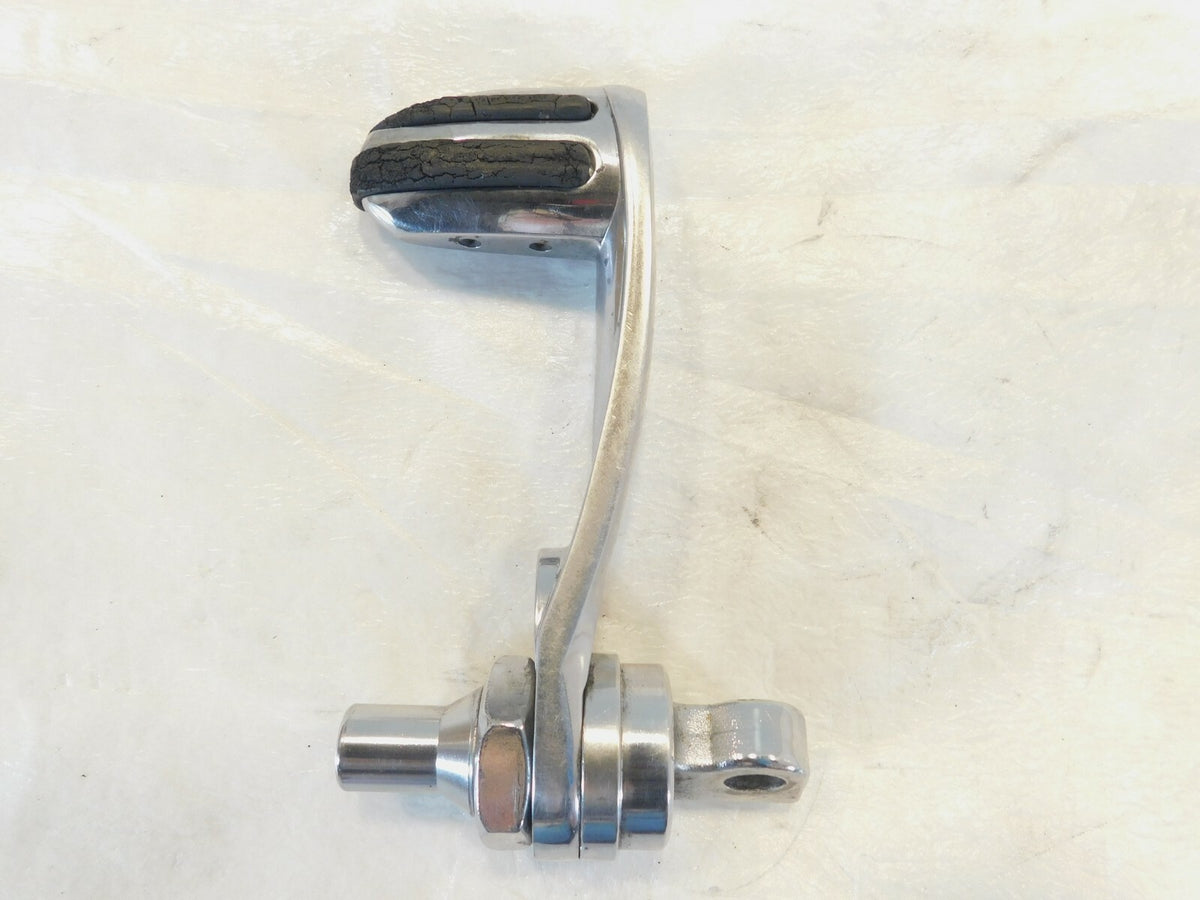 Right Harley Touring Dyna Sportster & Softail Chrome Heel Rest Footpeg Footrest - C3 Cycle