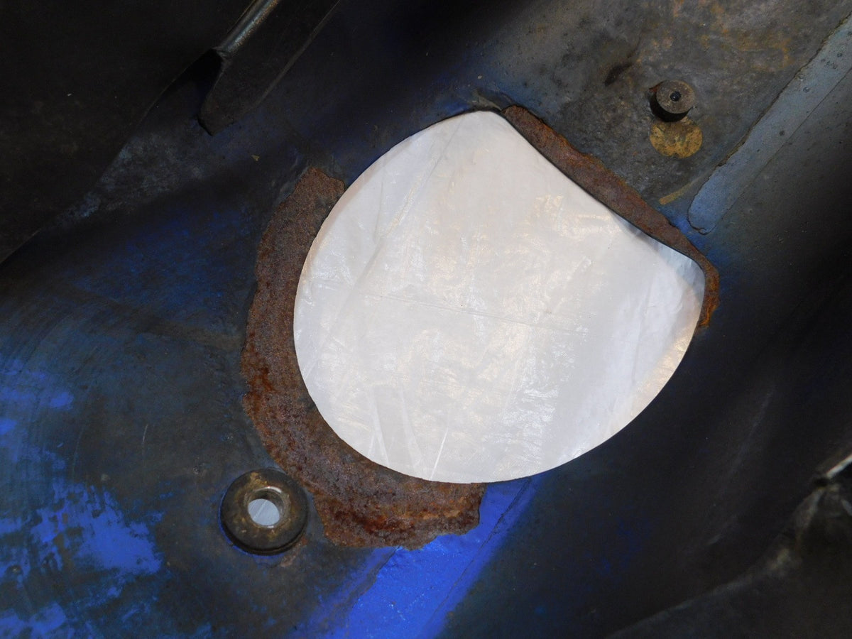 2007-2009 Harley Davidson Sportster 883 & 1200 Blue Rear Wheel Cover Fender - C3 Cycle