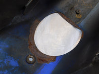 2007-2009 Harley Davidson Sportster 883 & 1200 Blue Rear Wheel Cover Fender - C3 Cycle