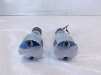 Harley Davidson Sportster 883 & 1200 & Dyna Chrome Handlebar Bar Riser Clamps - C3 Cycle