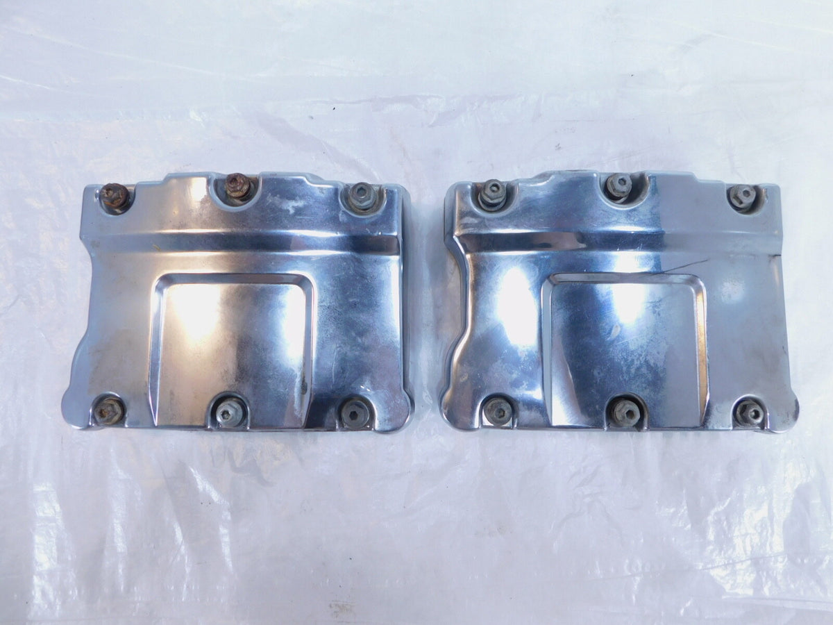 Harley Davidson Touring Dyna & Softail Chrome Cylinder Head Rocker Boxes - C3 Cycle