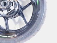 2013-2024 Kawasaki Ninja ZX6R ZX636 ABS Black Rear Wheel Rim & Tire - Bent - C3 Cycle