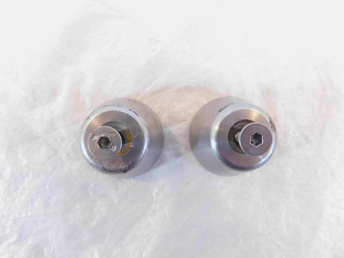 2006-2017 Triumph Daytona 675 R PAir Right Left Handlebar End Weight Caps - C3 Cycle