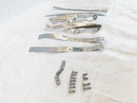 Bent Harley Davidson Sportster 883 1200 Custom Hugger Front Windshield Brackets - C3 Cycle