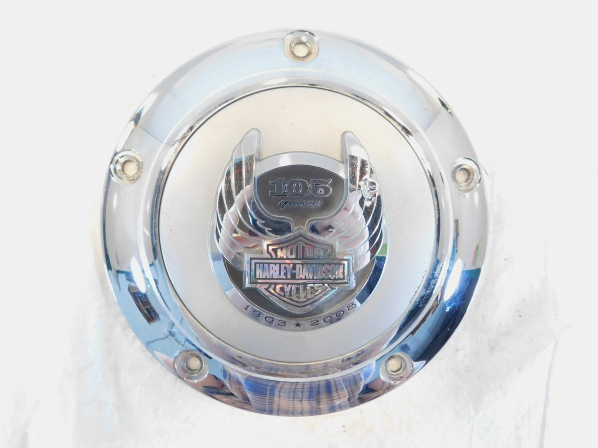 Harley Twin Cam Softail & Dyna 105th Anniversary Left Clutch Derby Engine Cover - C3 Cycle
