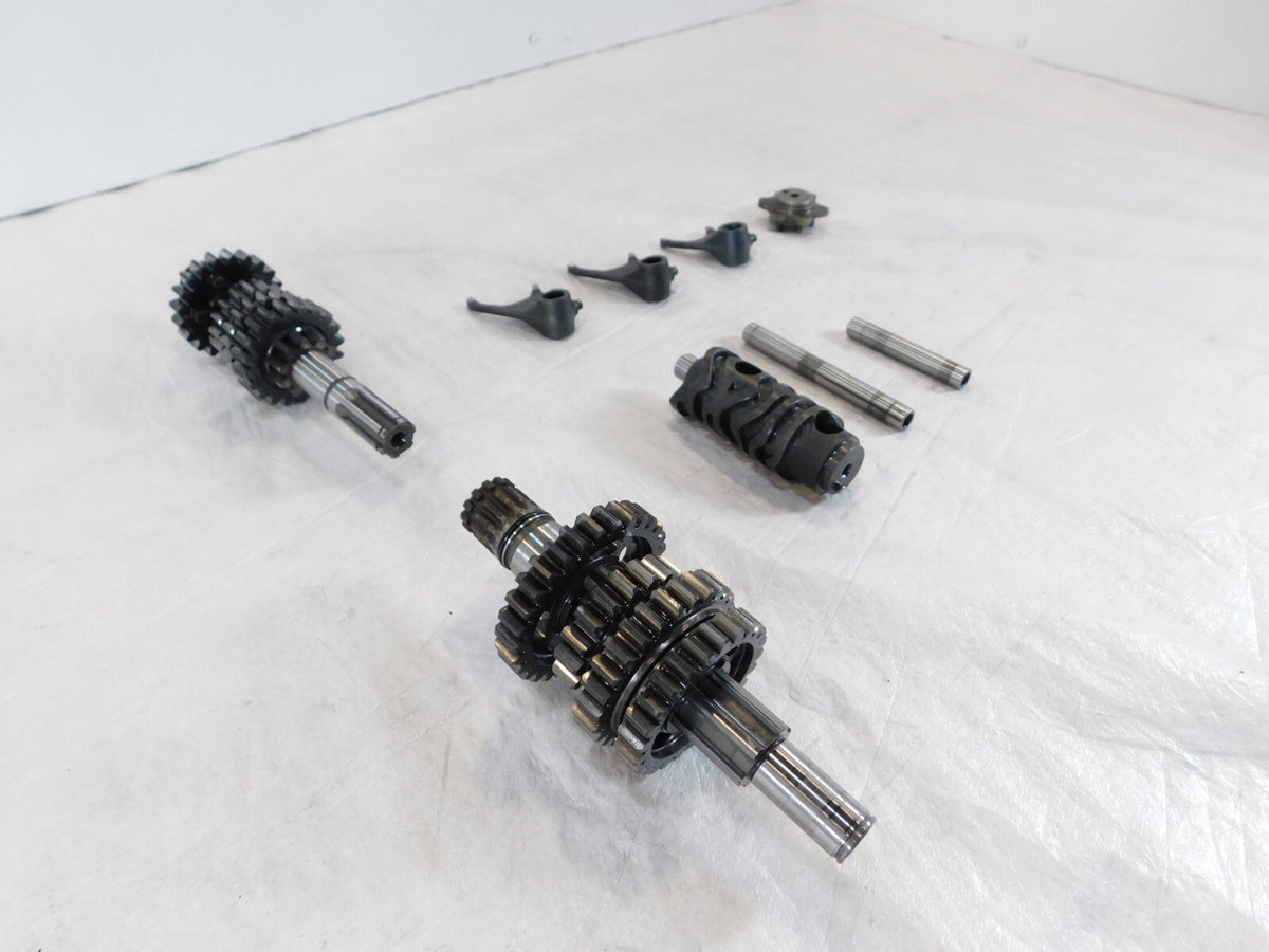 1985-2005 85-05 Kawasaki KL250 KLR250 Transmission Gears w/ Shifter Drum & Forks - C3 Cycle