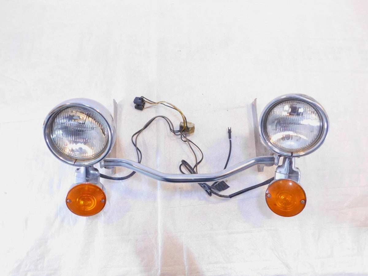 Harley Davidson Electra Glide Classic Ultra & Sport Auxiliary Fog Lights & Bar - C3 Cycle