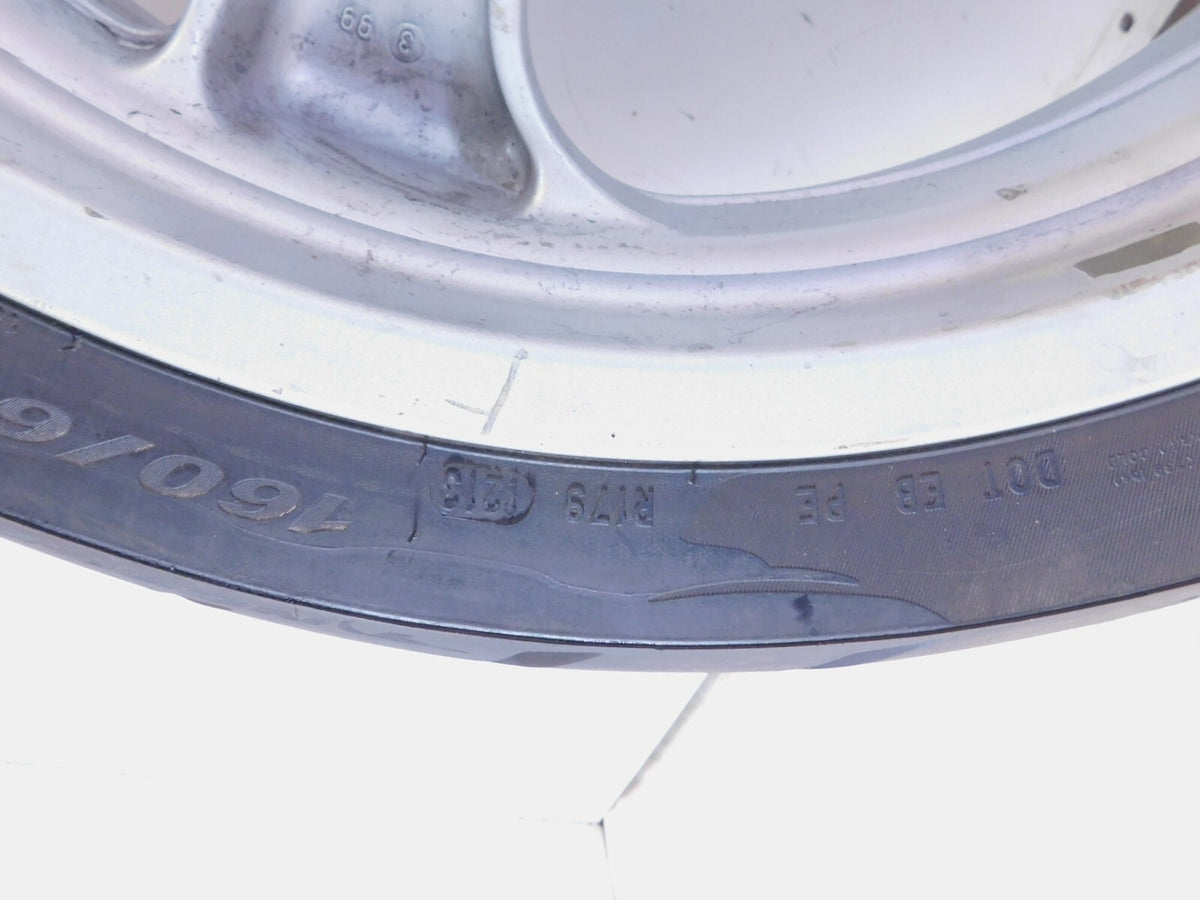 BMW R1100R R1100RT R1100RS R850R & K1 K1100LT Cast Silver Rear Wheel Rim & Tire - C3 Cycle