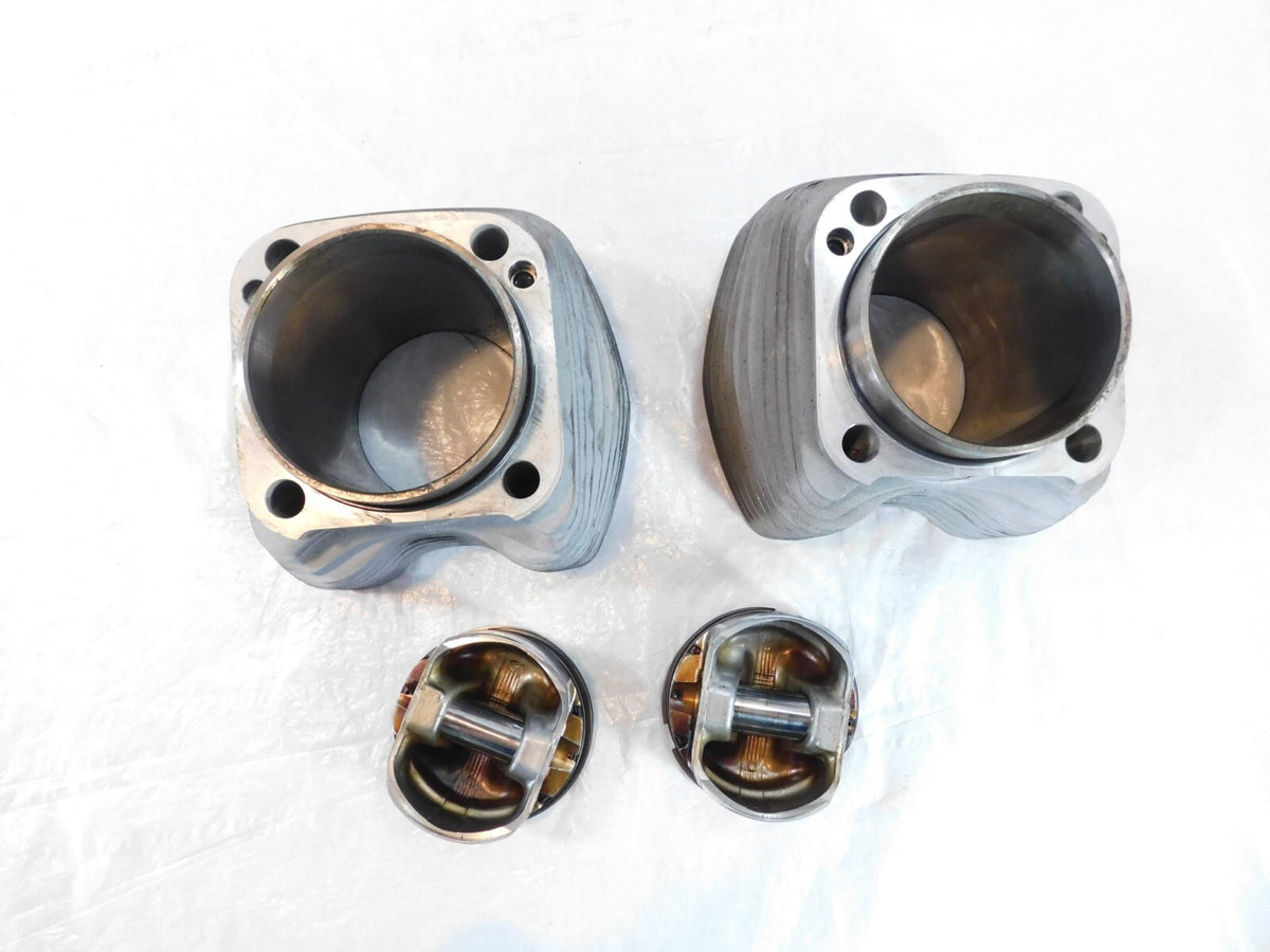 Harley Davidson Touring Dyna & Softail Twin Cam 96 Silver Cylinders & Pistons - C3 Cycle