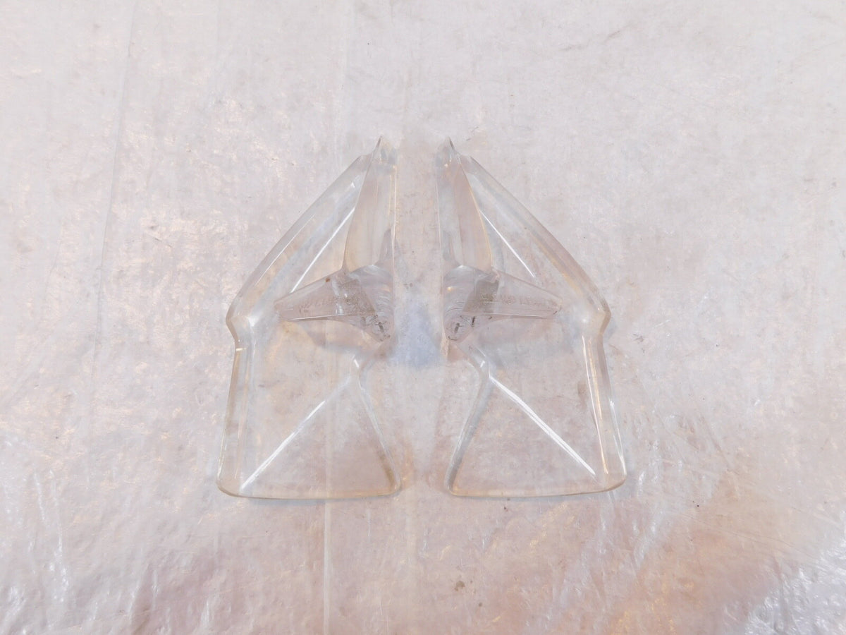 2005-2014 BMW R1200RT Clear Left/Right Front Windshield Mount Wind Deflectors - C3 Cycle