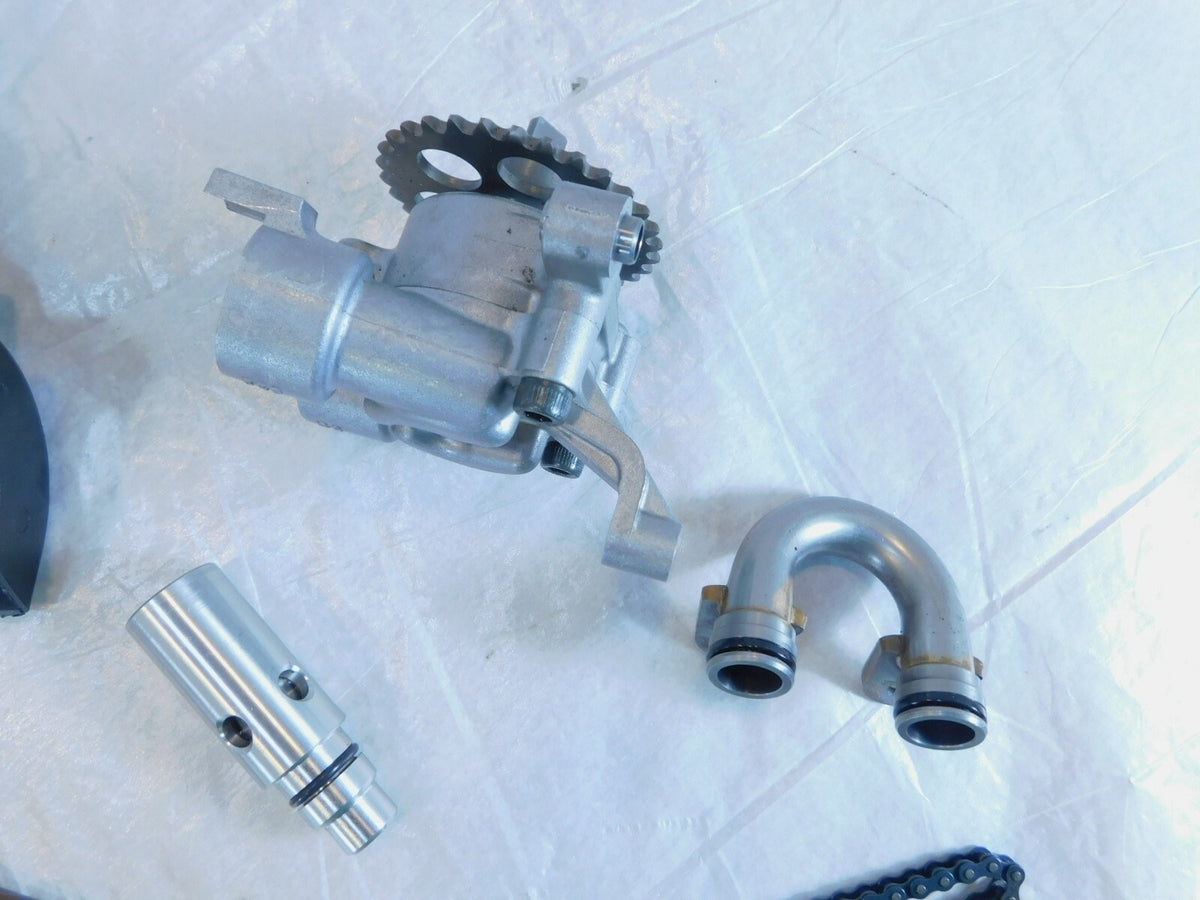 Yamaha YZFR6 YZF R6 FZ6 FZ-6 Engine Motor Oil Pump Assembly Set W/ Chain & Pipes - C3 Cycle