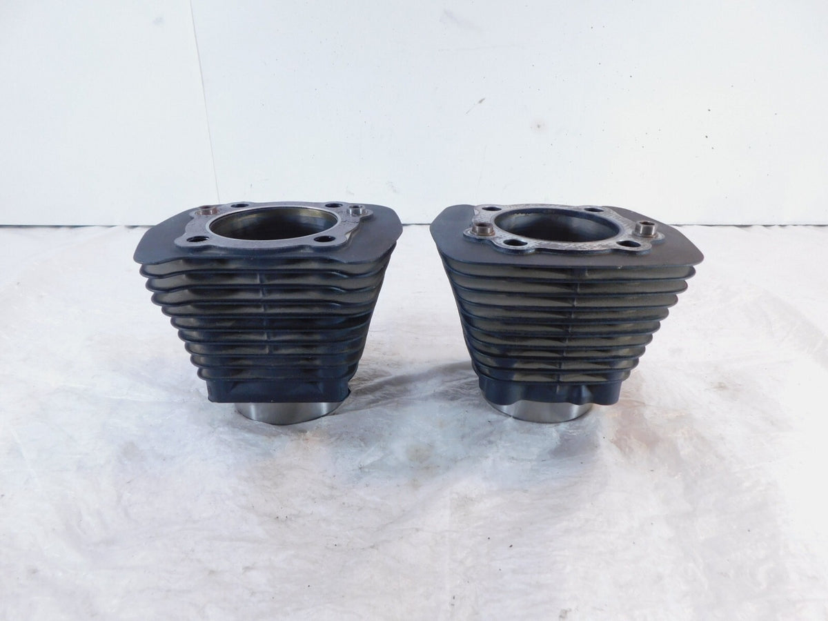 1999-2001 Buell X1 Lightning Pair Black Front & Rear Cylinder Barrel Jugs - C3 Cycle