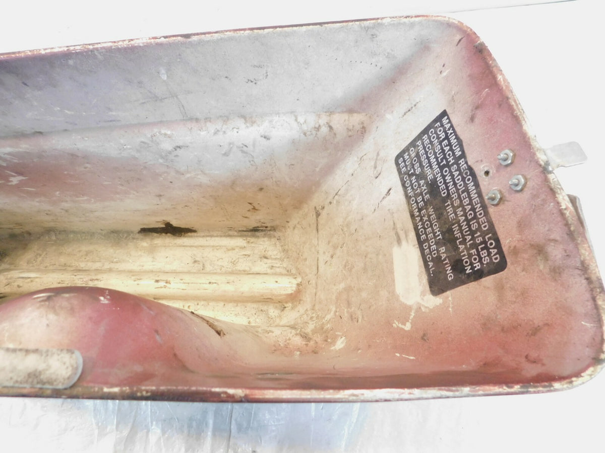 1984 Harley Davidson EVO Touring Electra Glide Left Saddlebag Side Luggage Bag - C3 Cycle