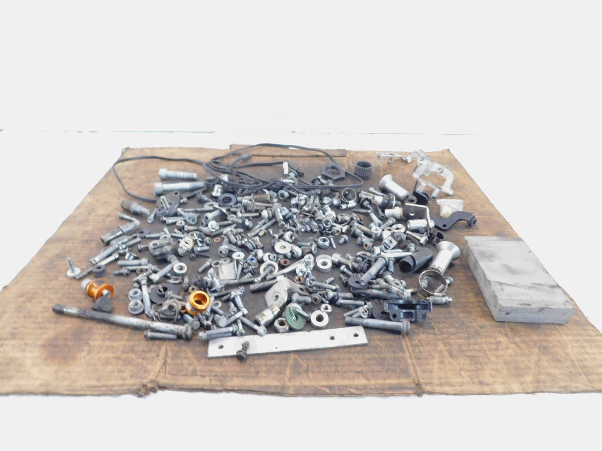 2007-2008 KTM 990 Super Duke Engine Nuts Bolts & Mount Brackets Parts Box Lot - C3 Cycle