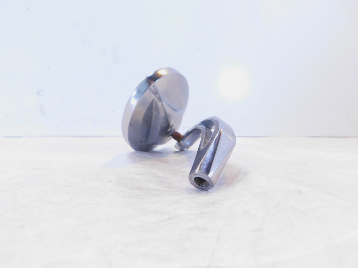 Harley Davidson FXR & Softail & Dyna & Sportster Left Chrome Rear View Mirror - C3 Cycle
