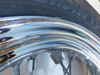 Harley Davidson Dyna Sportster & Softail Laced 16" Rear Wheel Rim & Tire Chrome - C3 Cycle