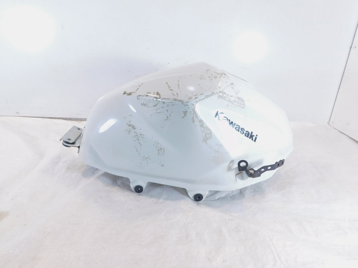 2021 & 2022 Kawasaki Z400 ER400 ABS White Gas Petrol Fuel Tank Cell Reservoir - C3 Cycle