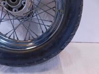 Harley Davidson Softail Heritage & Springer Black Spoked Rear Wheel Rim & Tire - C3 Cycle