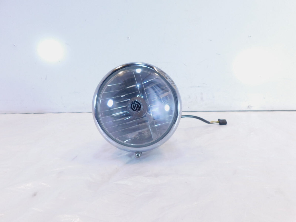 Harley Davidson Dyna Low Rider V-Rod Black Headlamp Headlight & Bucket Housing - C3 Cycle